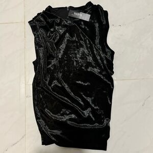 White House Black Market Crushed Velvet Shell tank size M